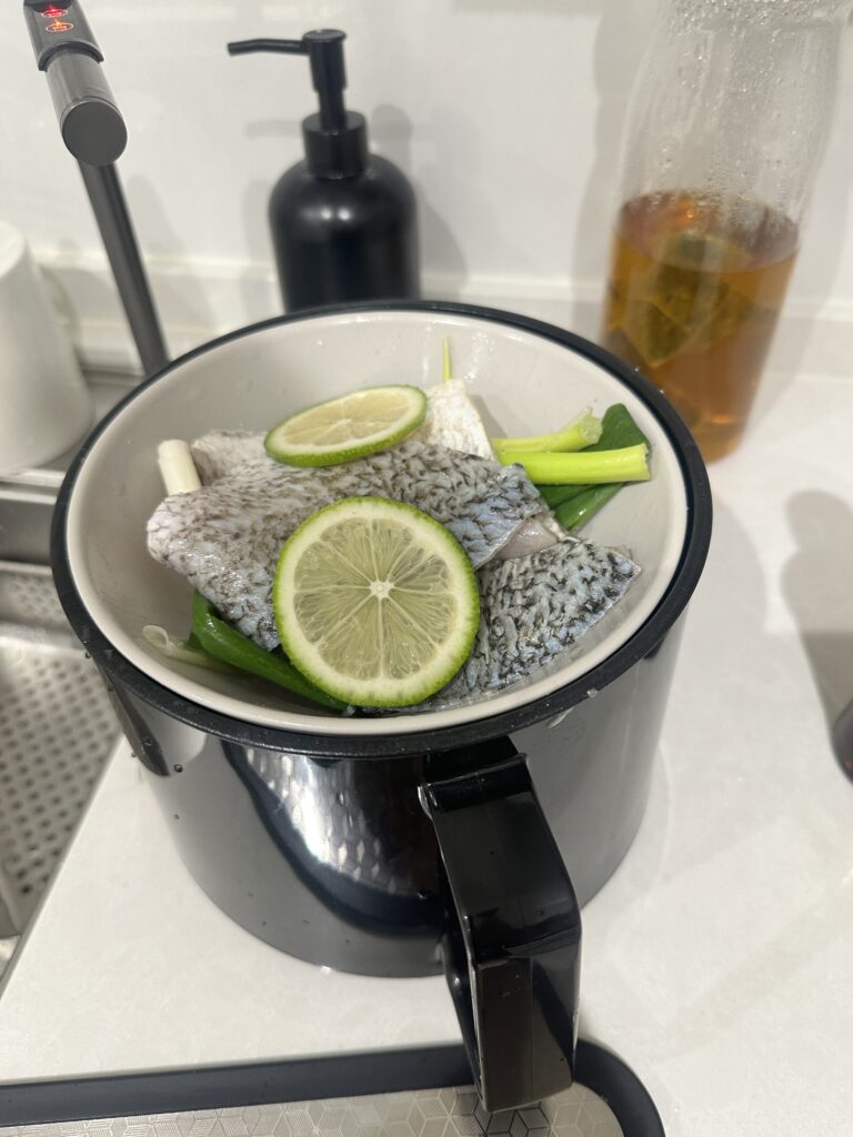 進行清蒸